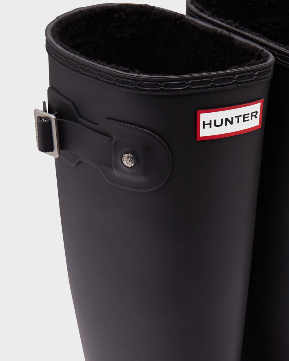 Höga Gummistövlar Dam - Hunter Original Insulated - Svarta - 736219-RHZ